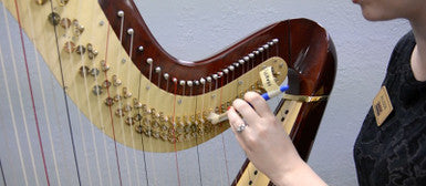 Cleaning and Polishing Your Harp